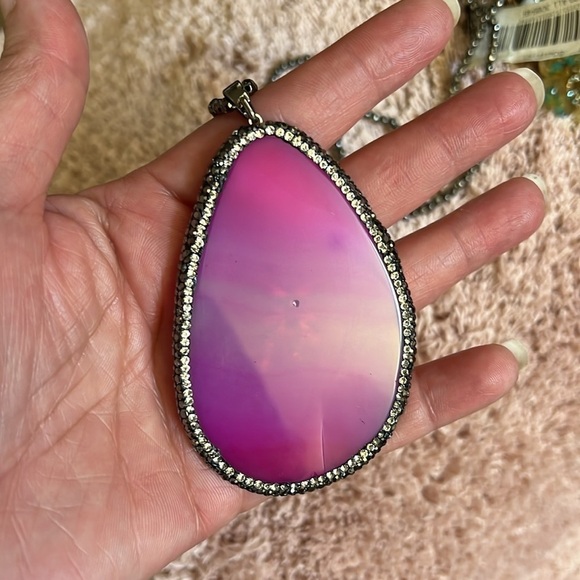 RARE Betsey Johnson Pavé & Stone Bee Beaded Statement Necklace - Picture 5 of 5